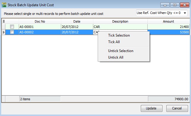 File:PD-Stk Assembly-Batch Update Unit Cost-Selection.jpg