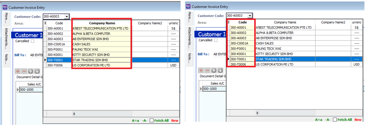 Customer Invoice - eStream Software